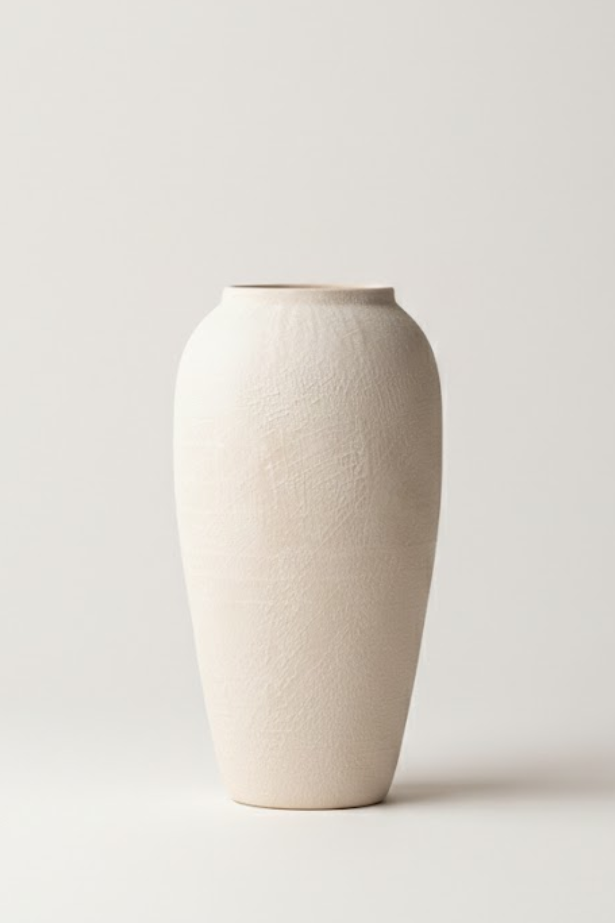 Matte Stone Ceramic Vase – Tall