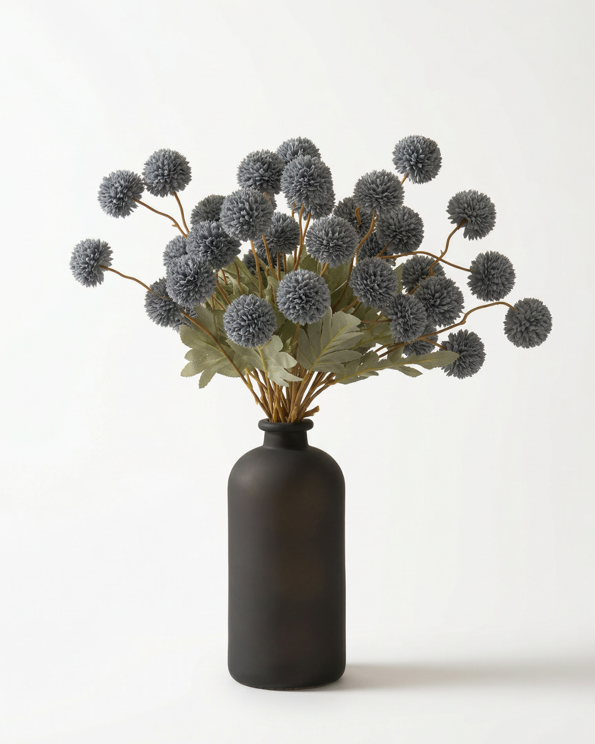 Faux Kiku Flower - BLUE