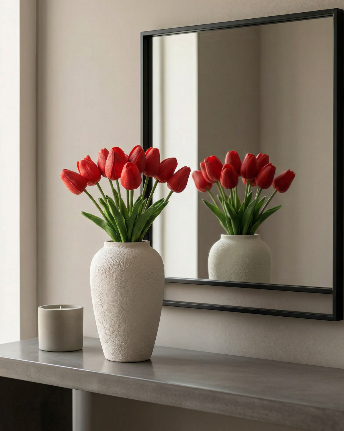 Faux Tulip – RED