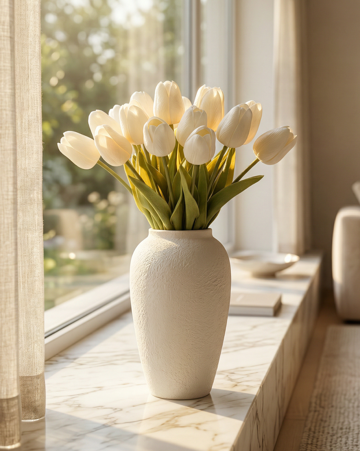 Faux Tulip – WHITE