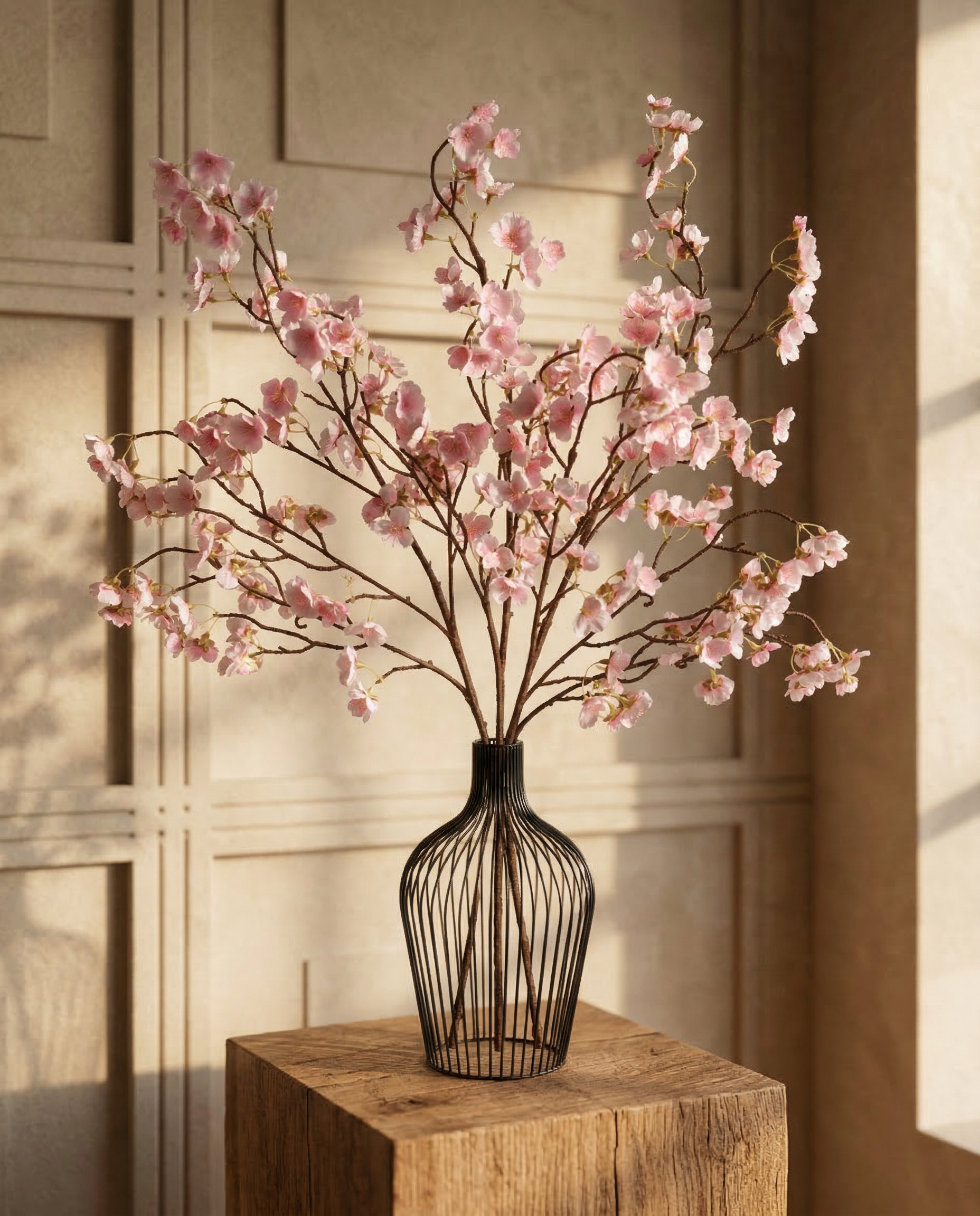 Faux Blossom Branch - PINK (3 STEMS)