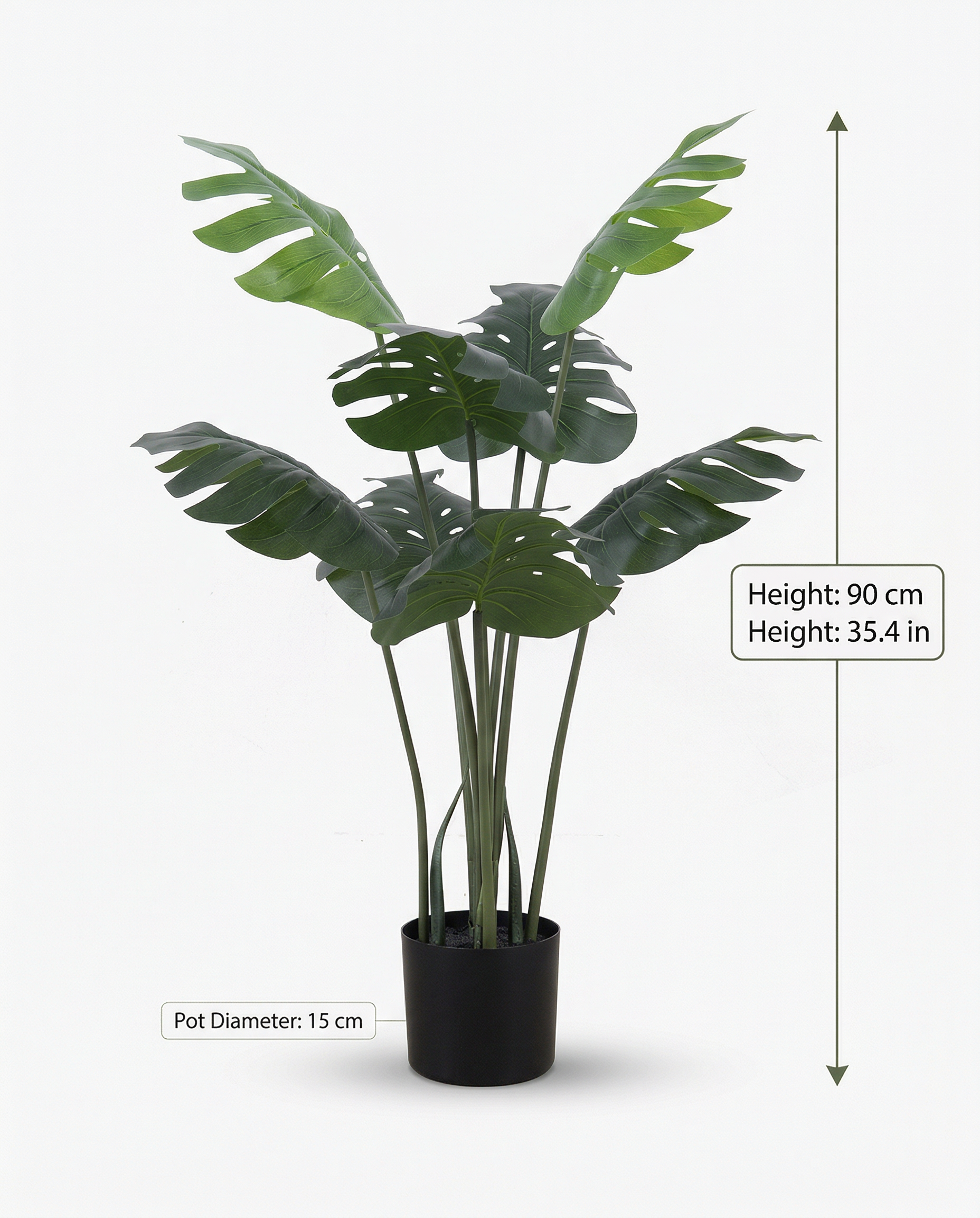 Faux Monstera 35.4" (90 cm)