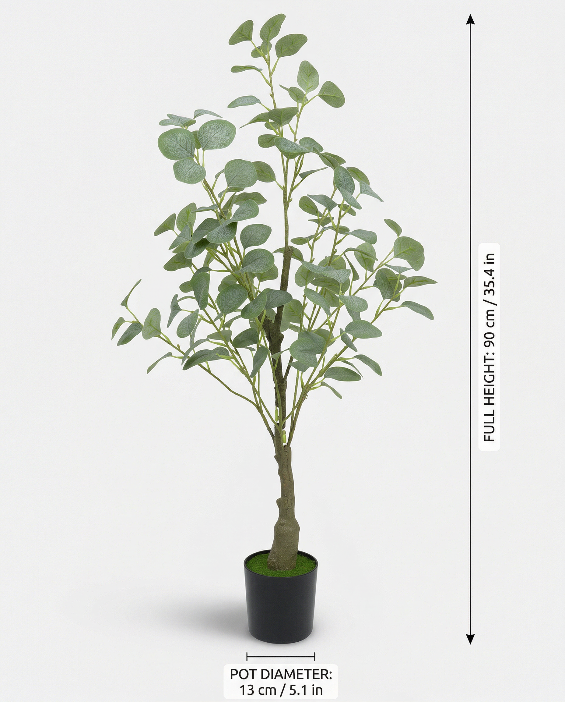 Faux Eucalyptus Tree 35.4" (90 cm)