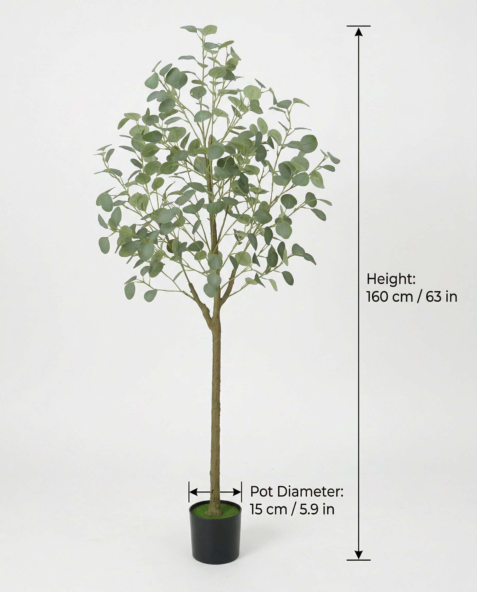 Faux Eucalyptus Tree 63" (160 cm)