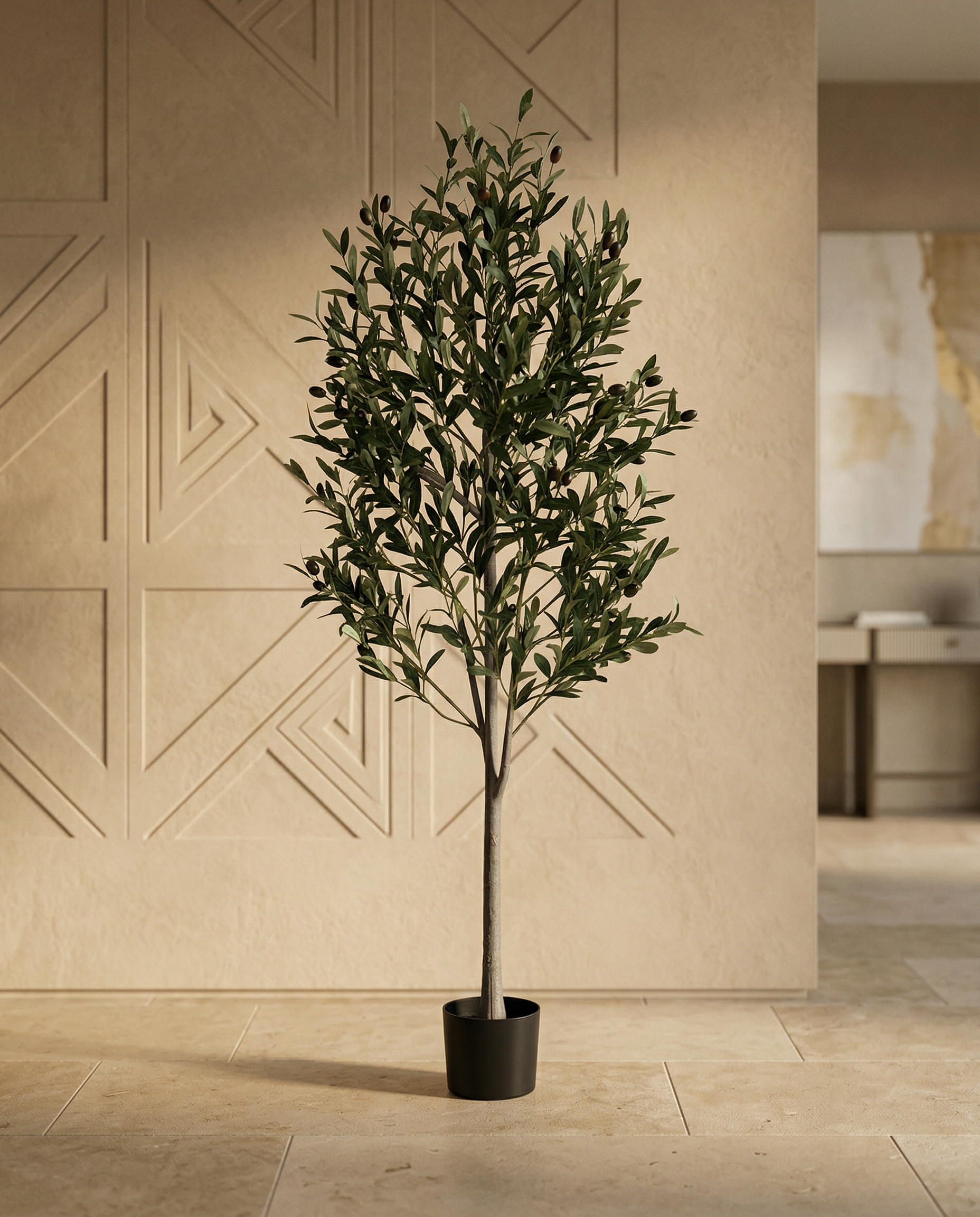 Faux Olive Tree 59.1" (150 cm) – Full Canopy