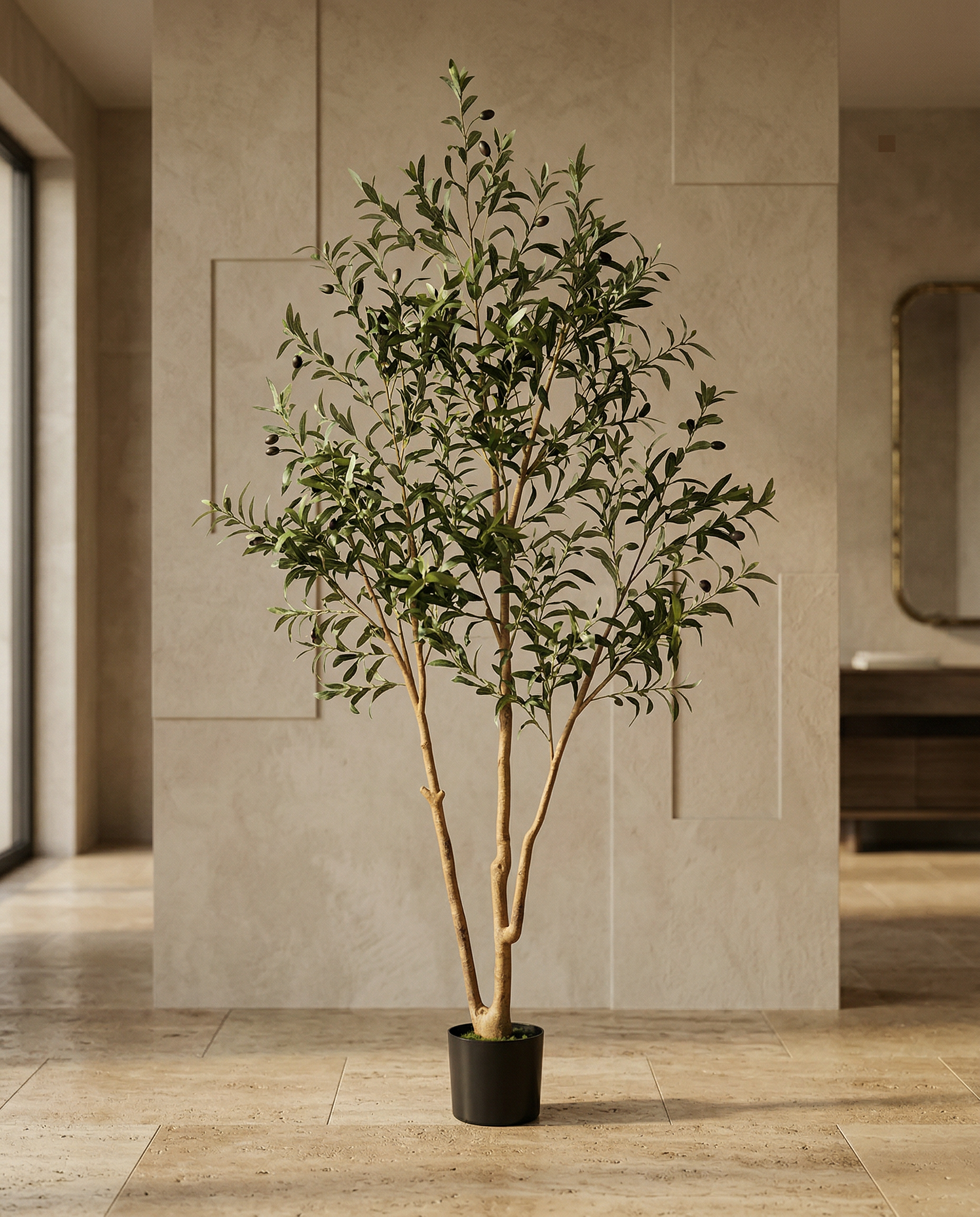 Faux Olive Tree 70.9" (180 cm) – 3 Trunks