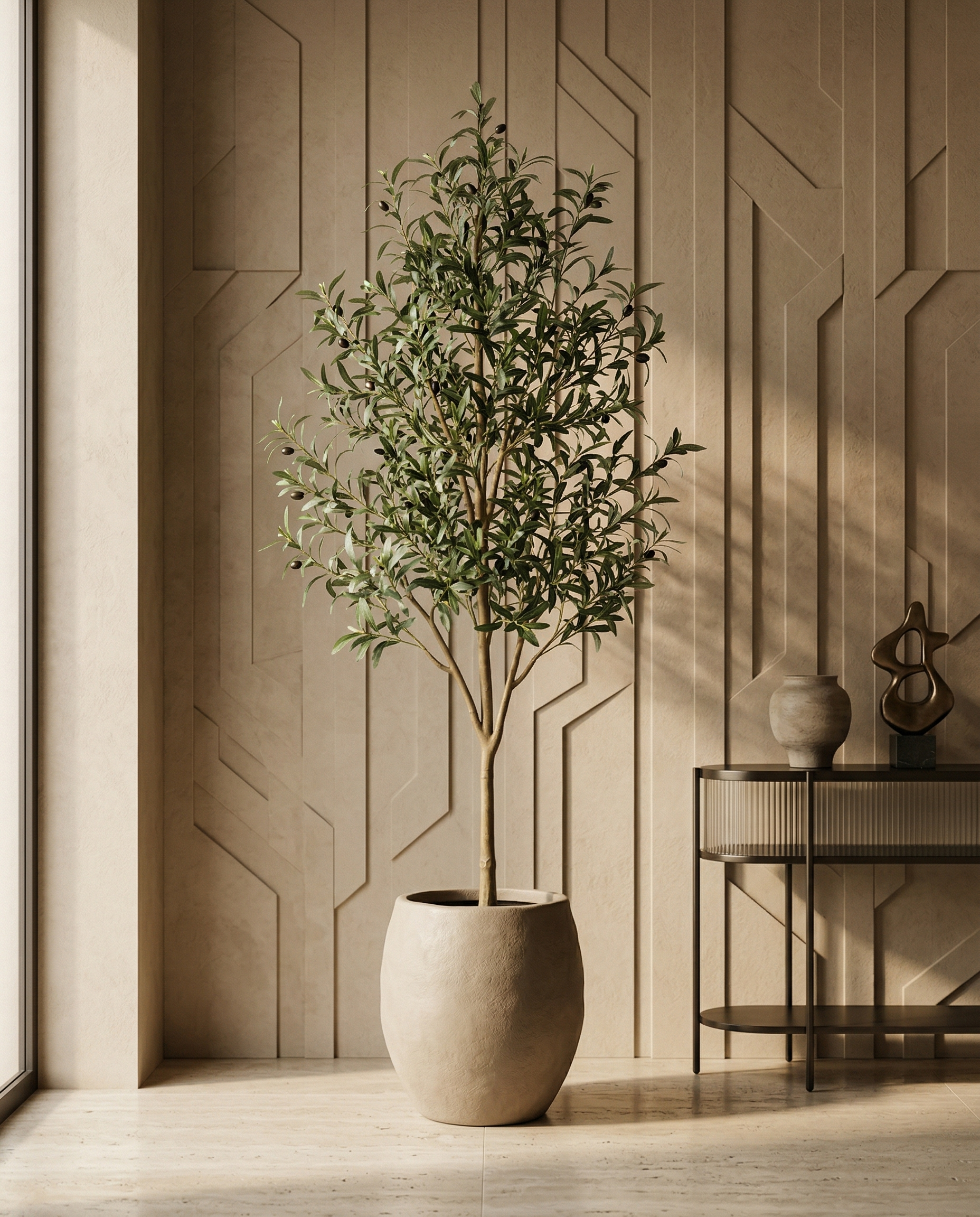 Faux Olive Tree 70.9" (180 cm) – Single Trunk