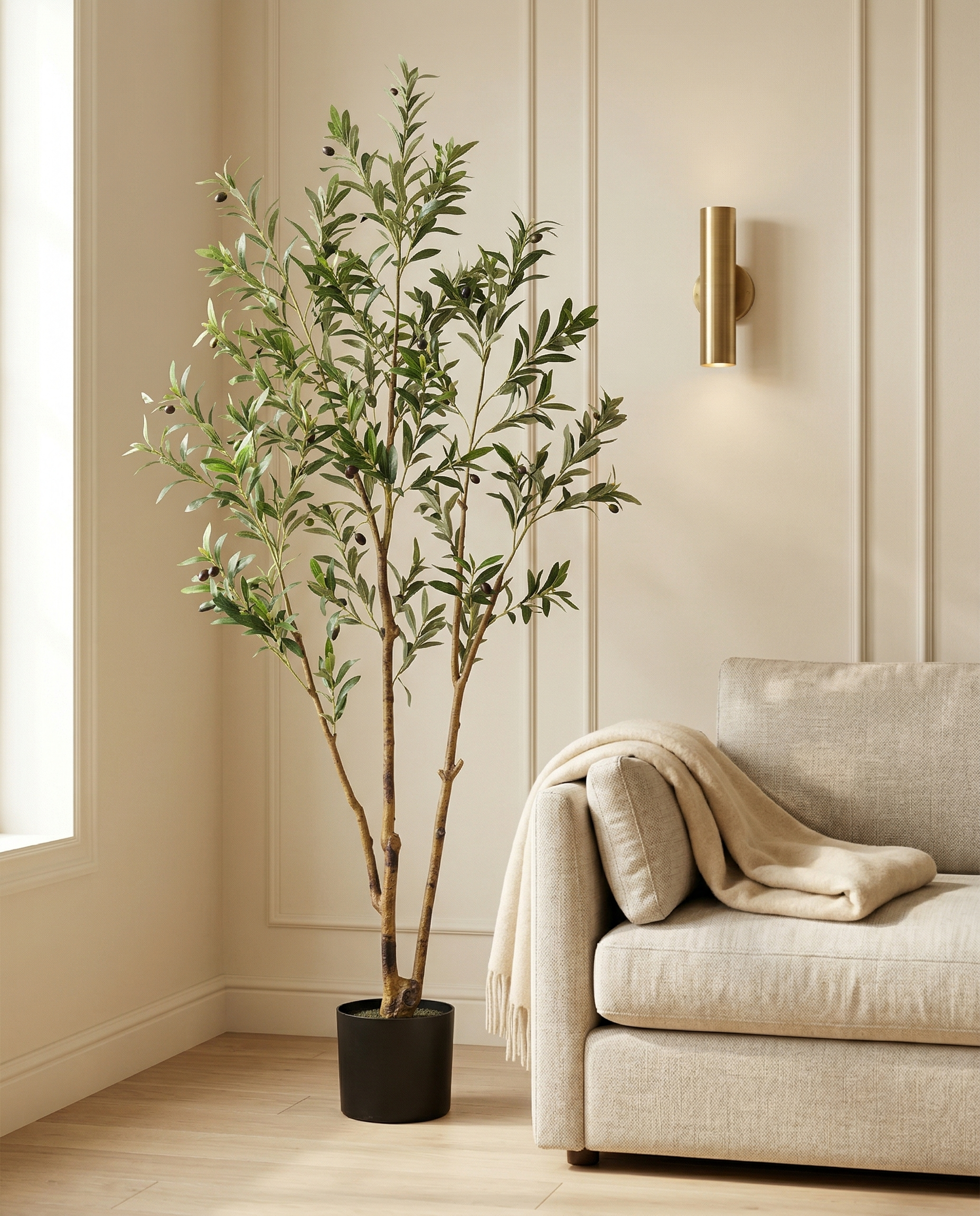Faux Olive Tree 70.9" (180 cm) – 3 Trunks