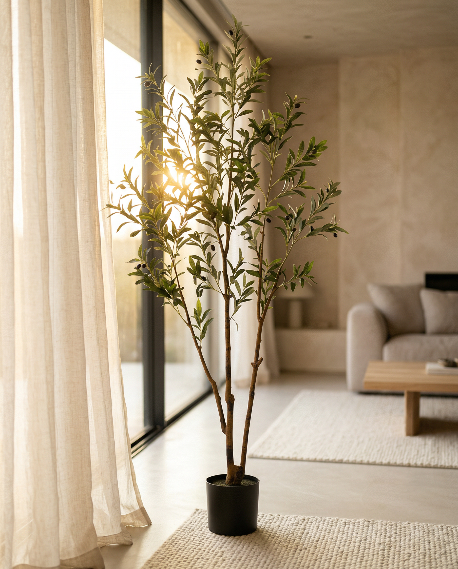 Faux Olive Tree 70.9" (180 cm) – 3 Trunks