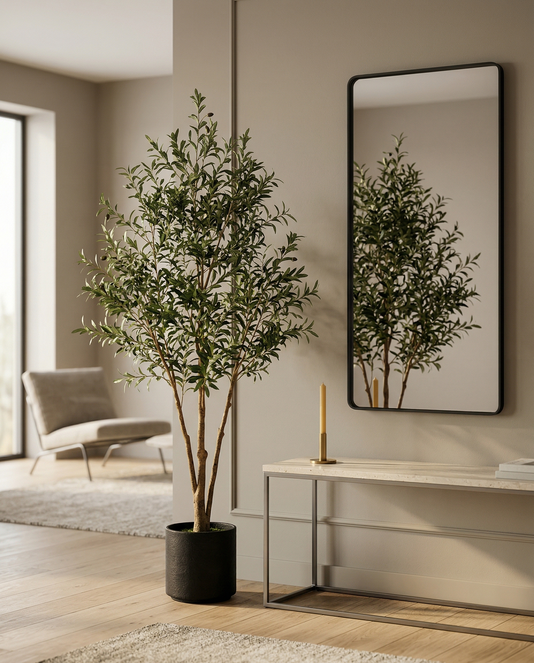 Faux Olive Tree 70.9" (180 cm) – 3 Trunks