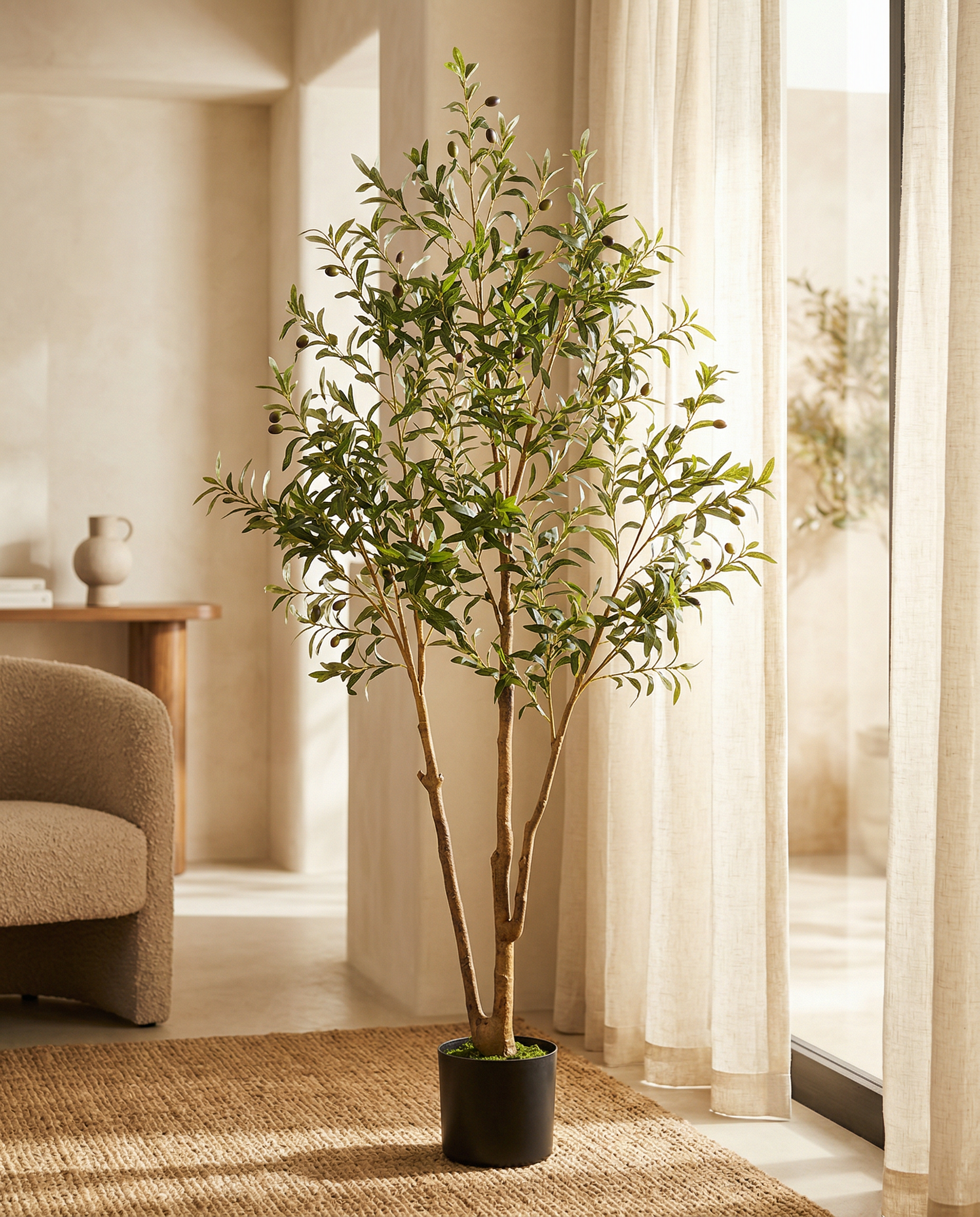 Faux Olive Tree 70.9" (180 cm) – 3 Trunks