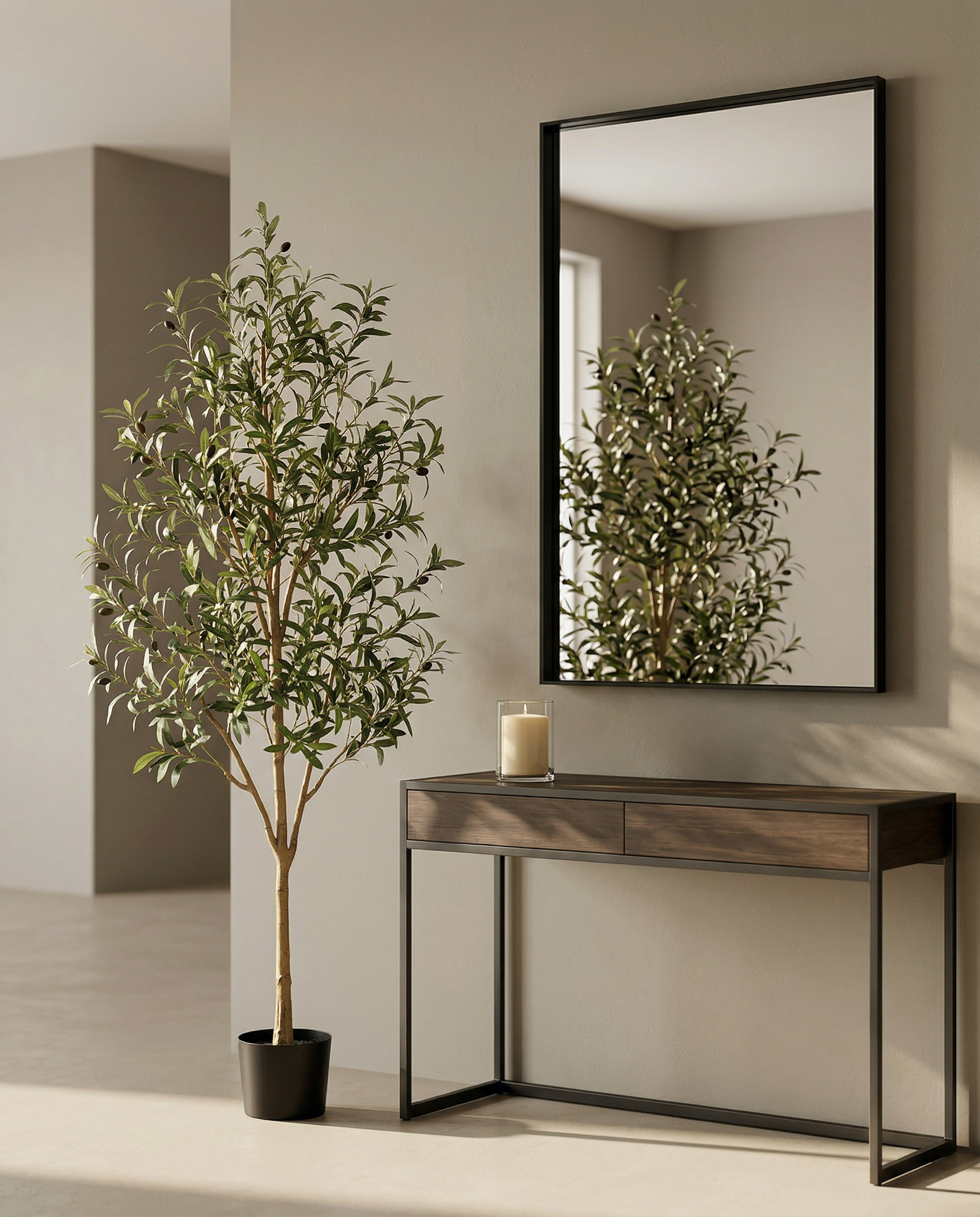 Faux Olive Tree 70.9" (180 cm) – Single Trunk