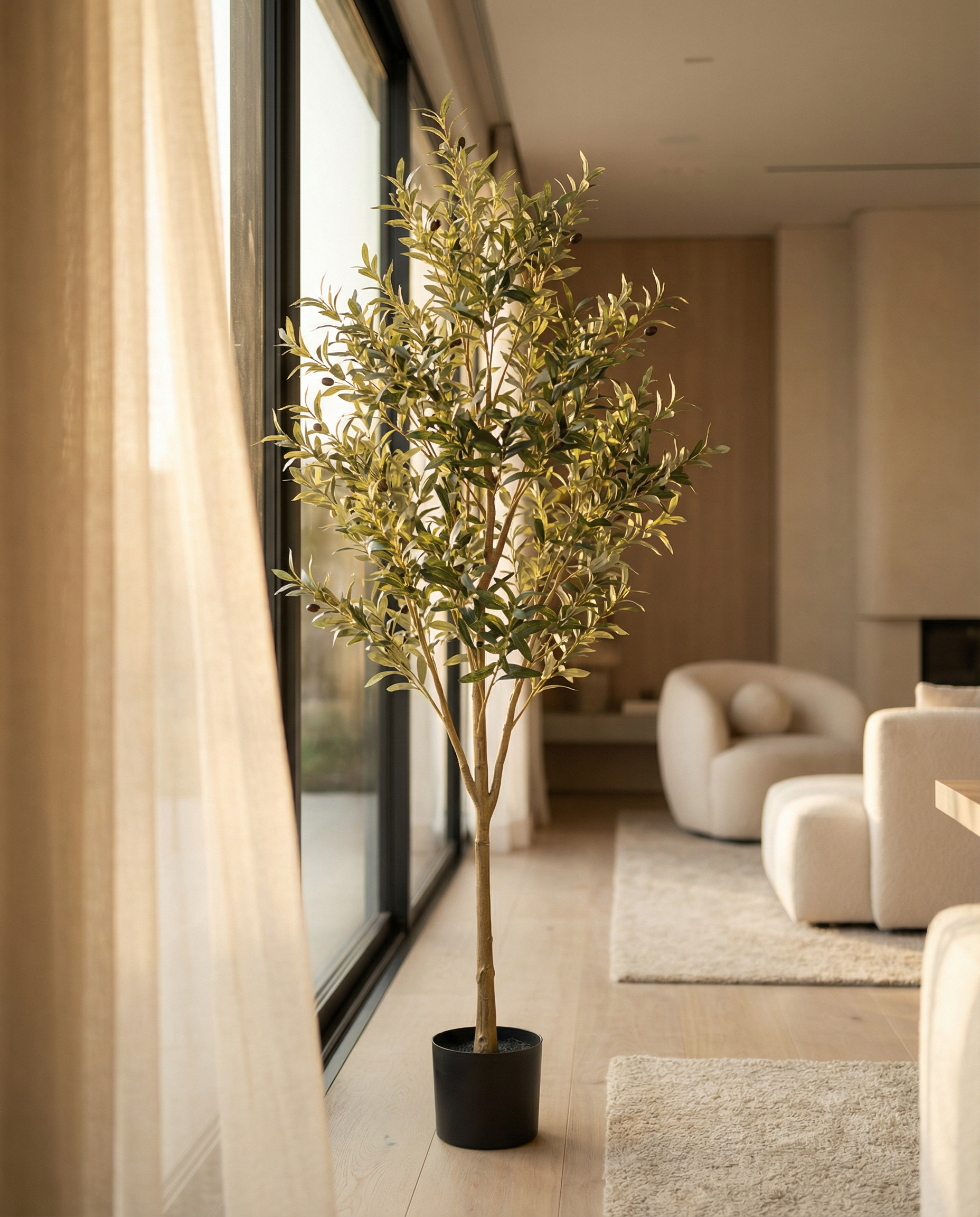 Faux Olive Tree 70.9" (180 cm) – Single Trunk