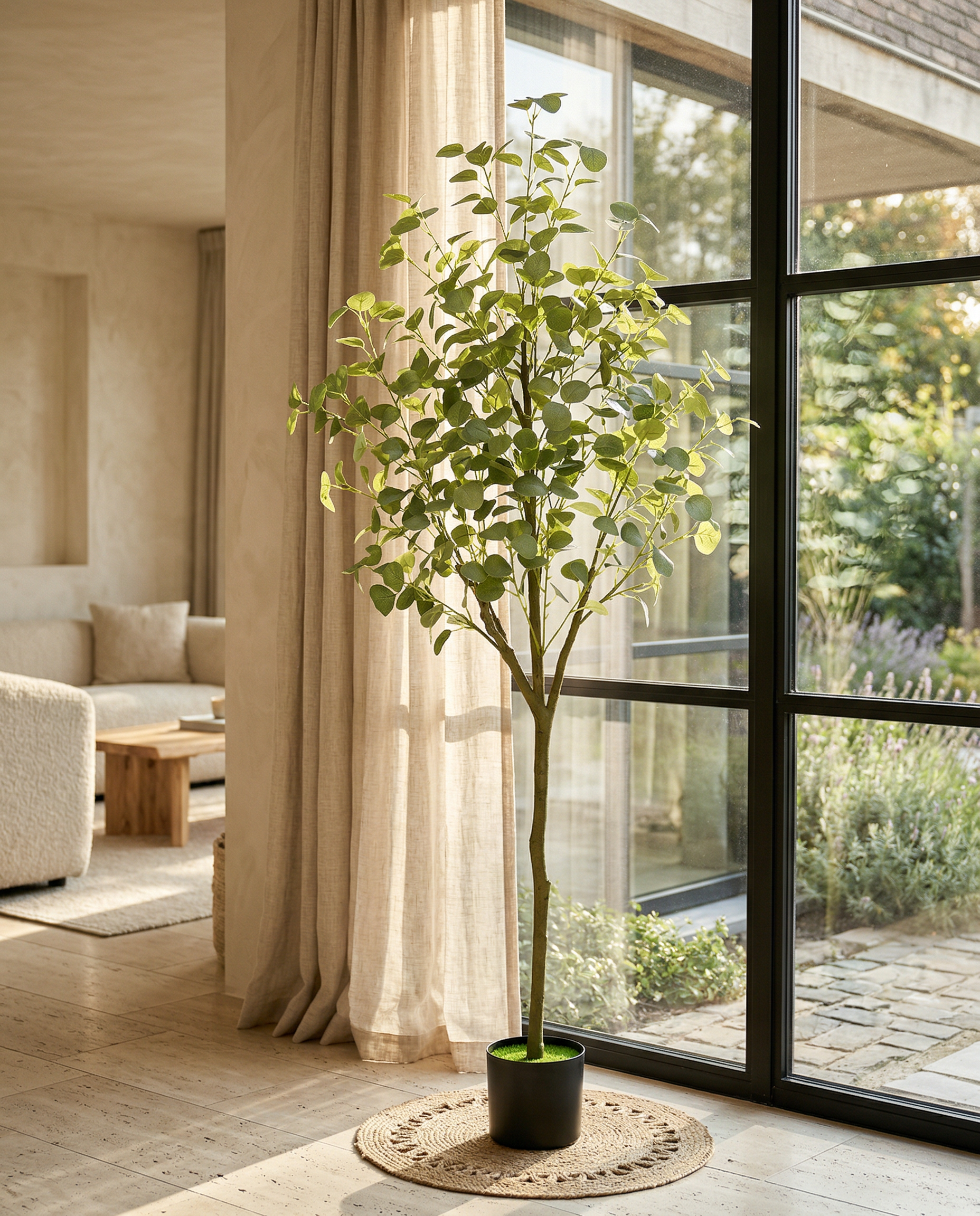 Faux Eucalyptus Tree 70.9" (180 cm)