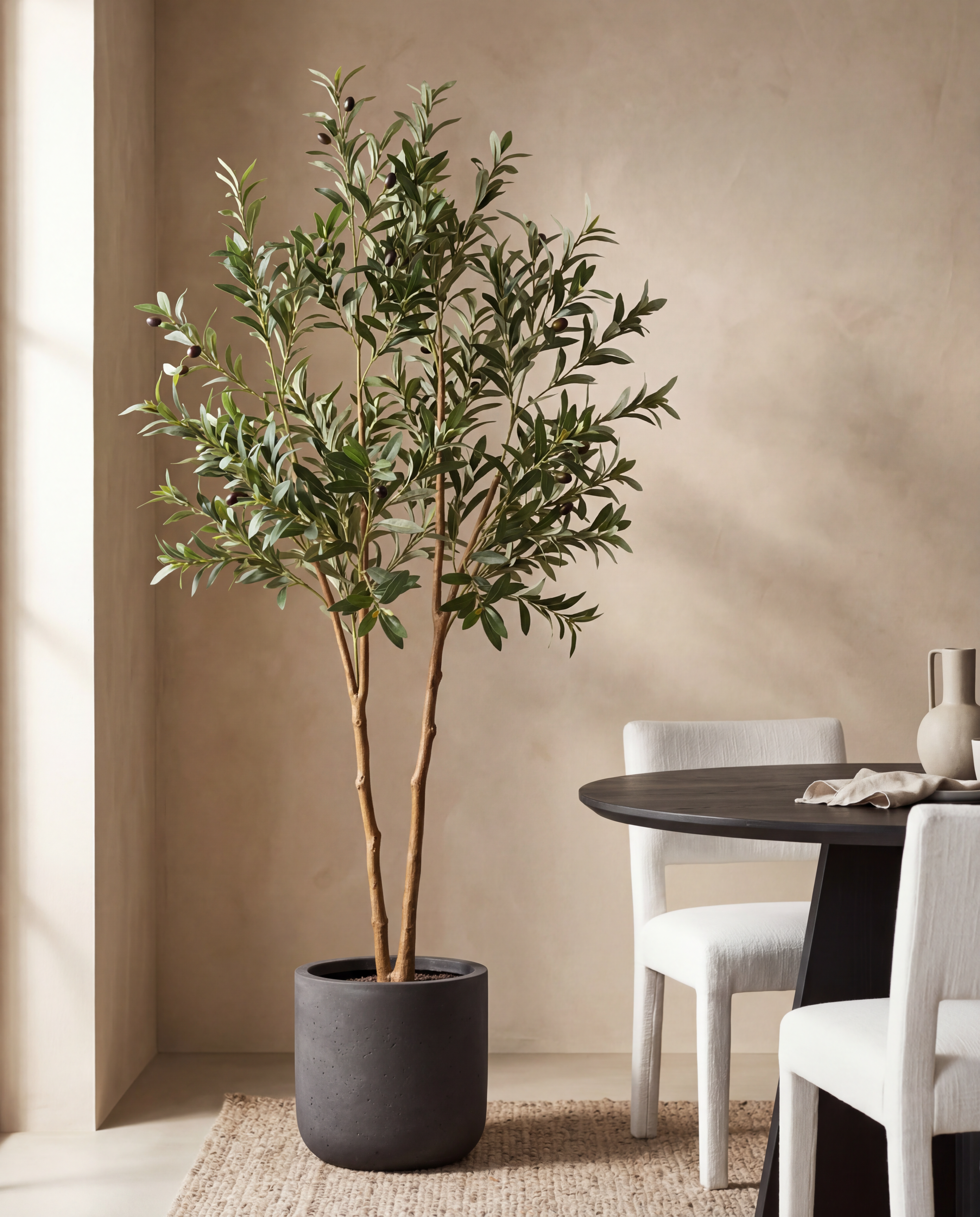 Faux Olive Tree 59.1" (150 cm) – 2 Trunks
