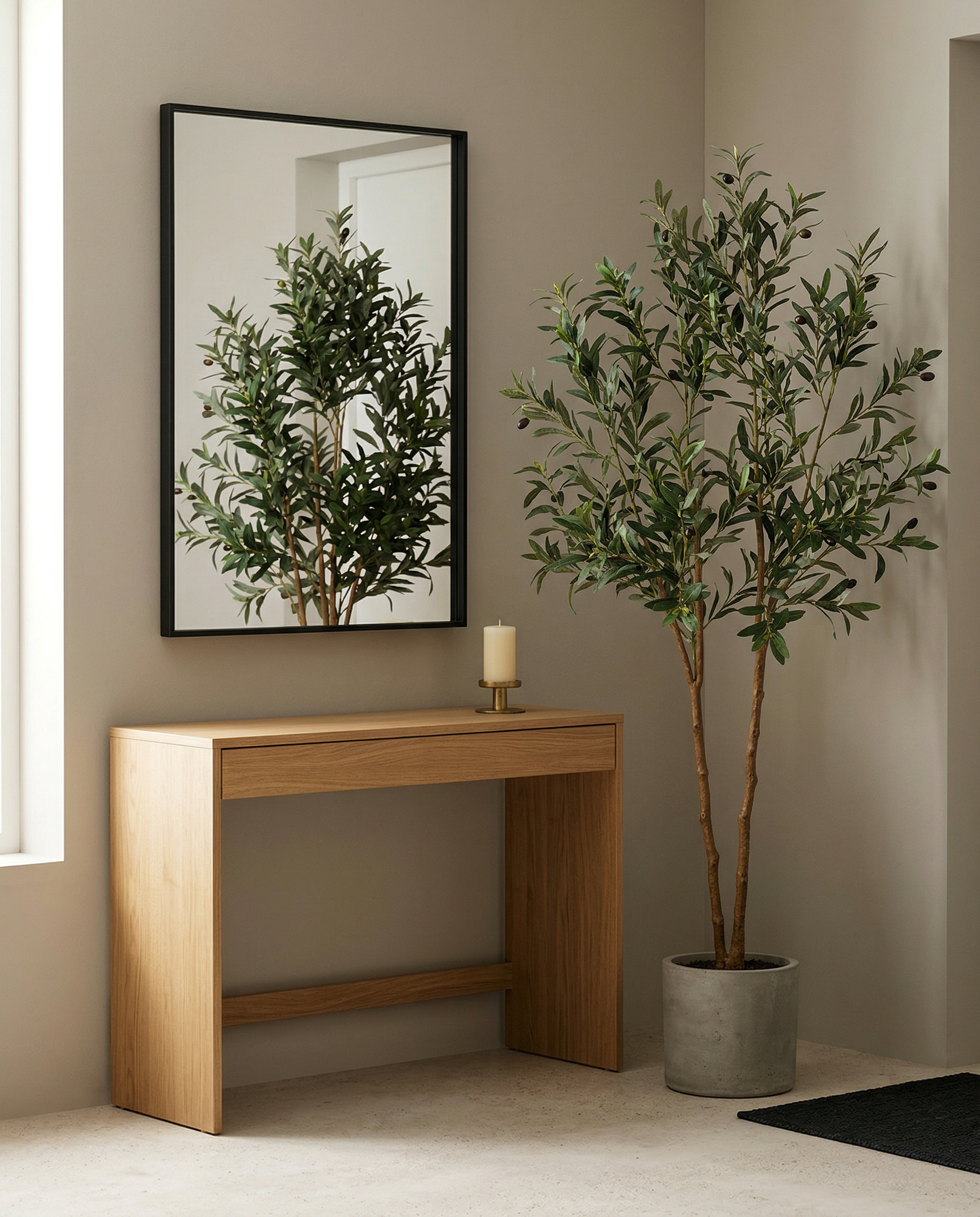 Faux Olive Tree 59.1" (150 cm) – 2 Trunks