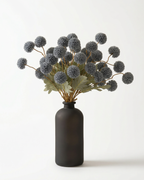 Faux Kiku Flower - BLUE