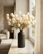 Faux Kiku Flower - WHITE