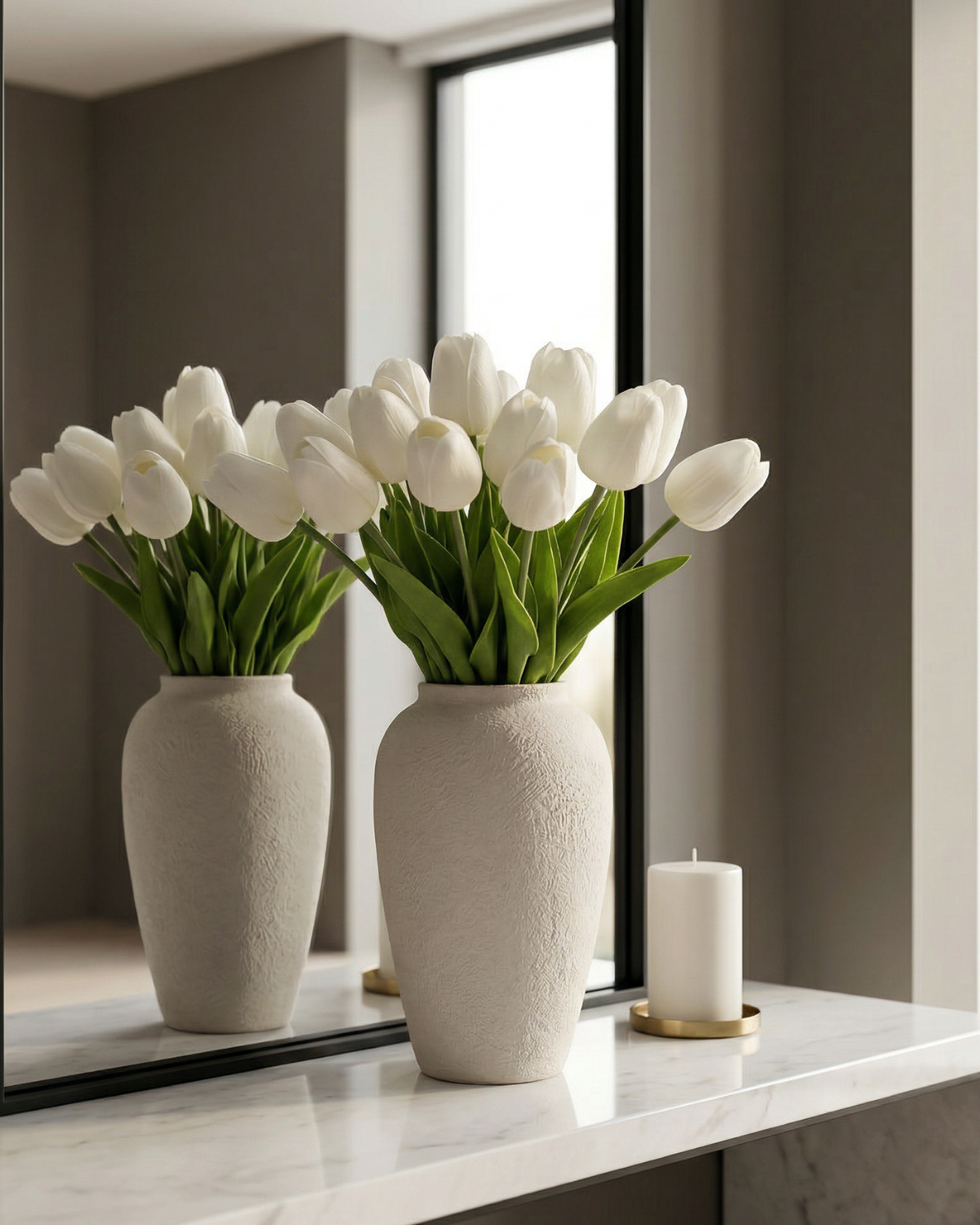 Faux Tulip – WHITE