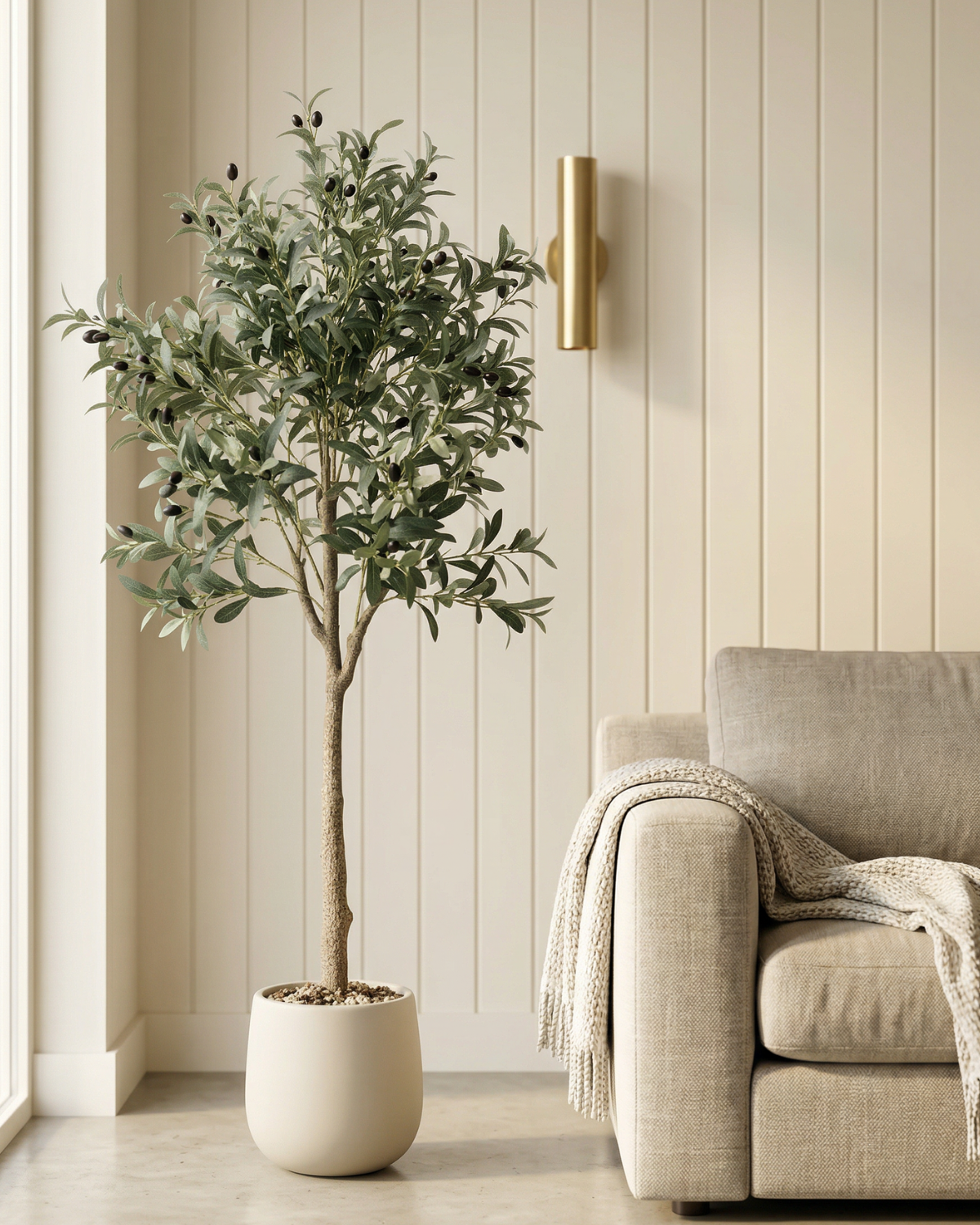 Faux Olive Tree 4 ft 11" / 150 cm