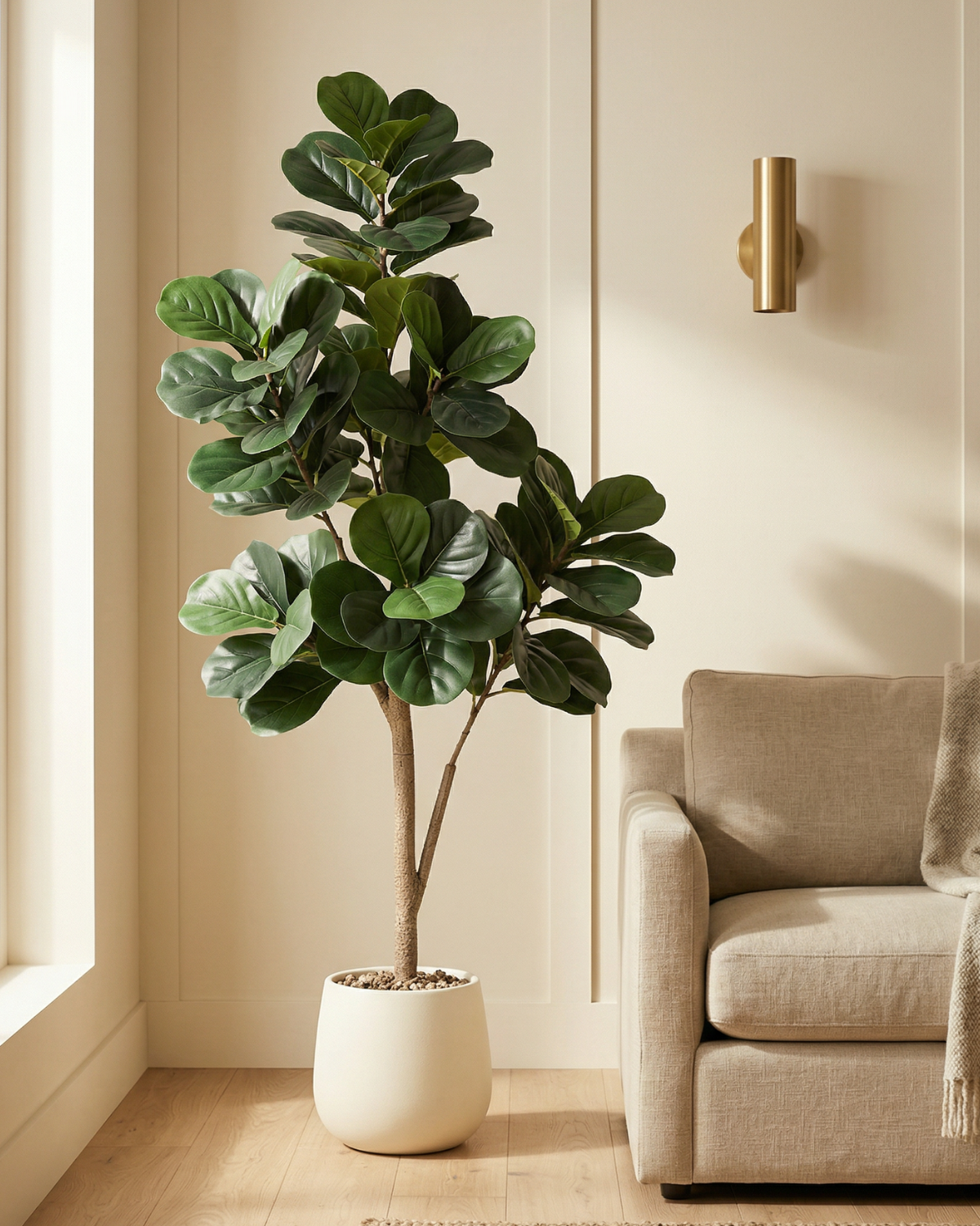 Faux Fiddle Leaf Fig Tree