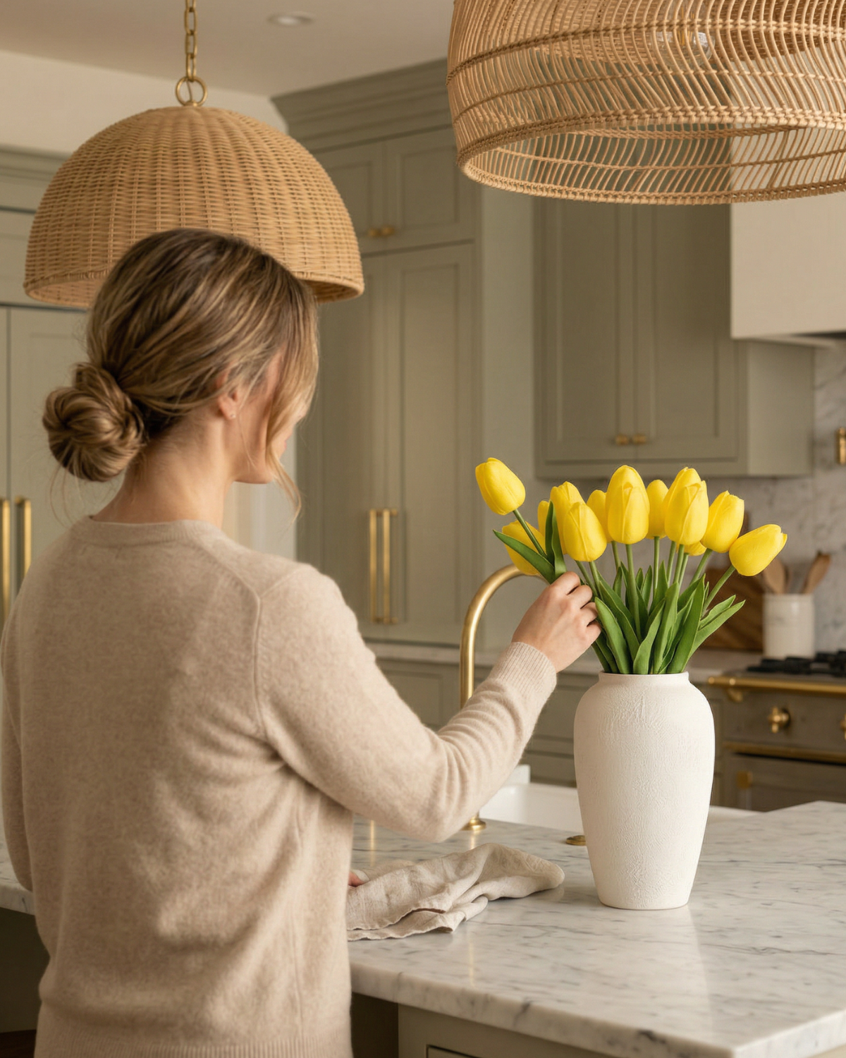 Faux Tulip – YELLOW