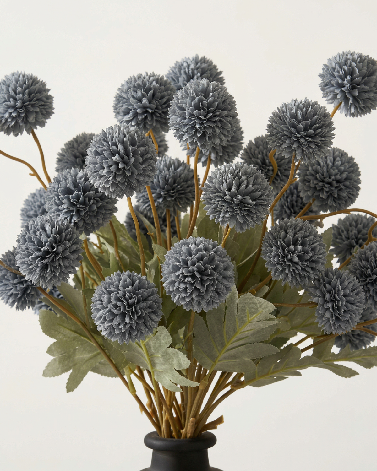 Faux Kiku Flower - BLUE