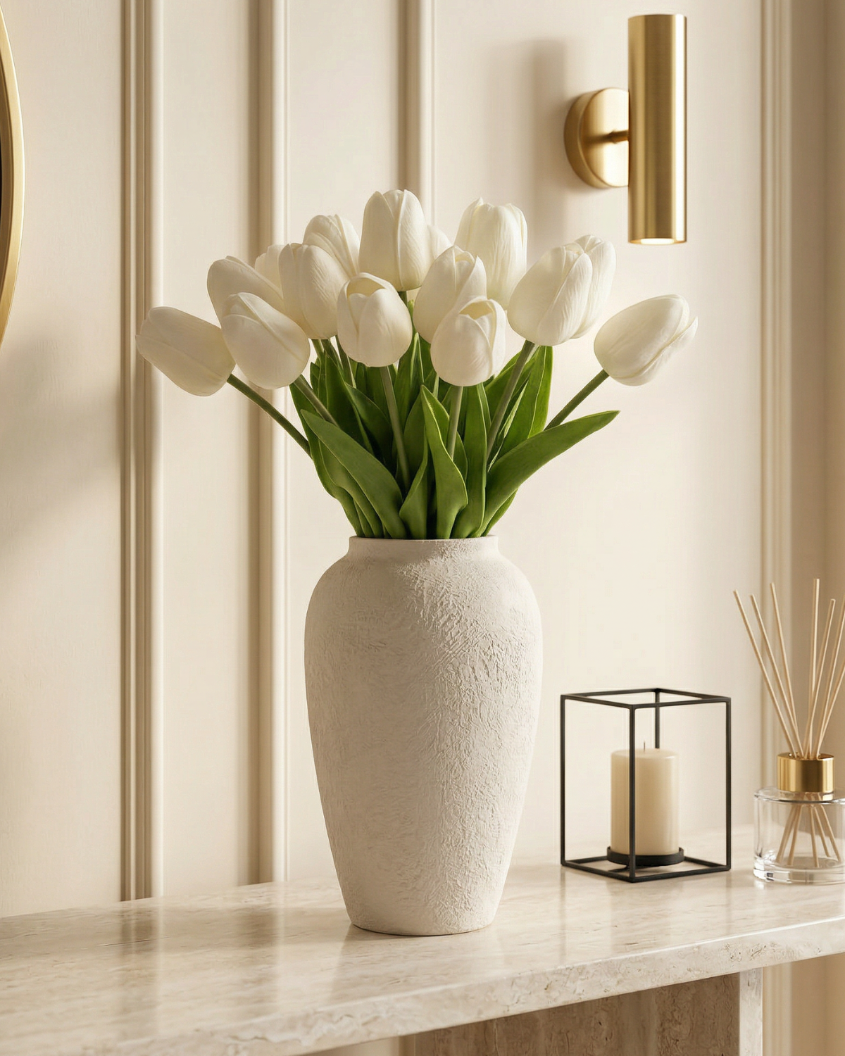 Faux Tulip – WHITE