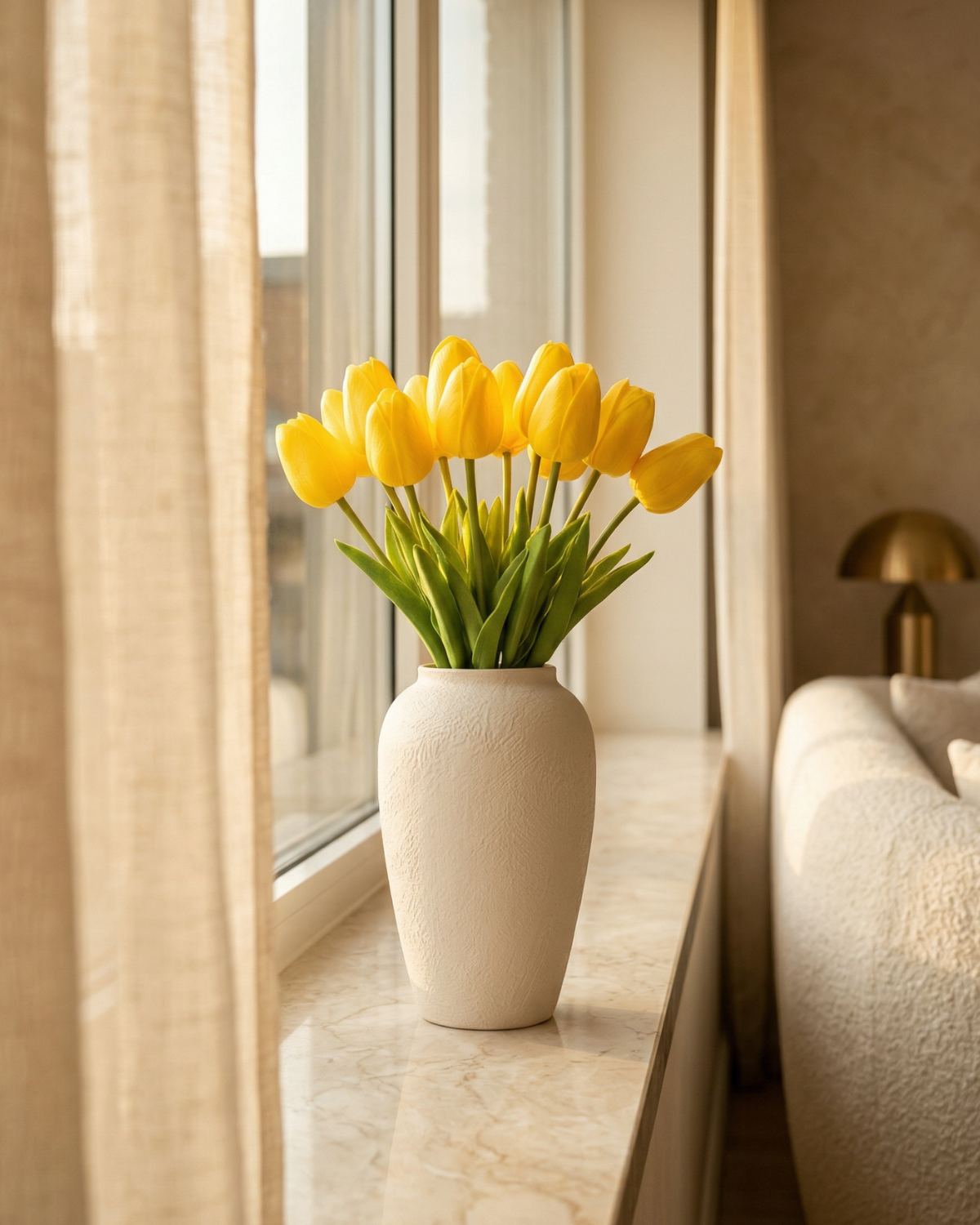 Faux Tulip – YELLOW