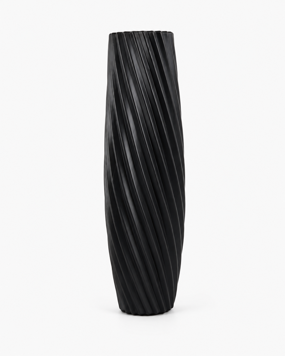 Geometric Ceramic-Look Vase 13.4" (34 cm)
