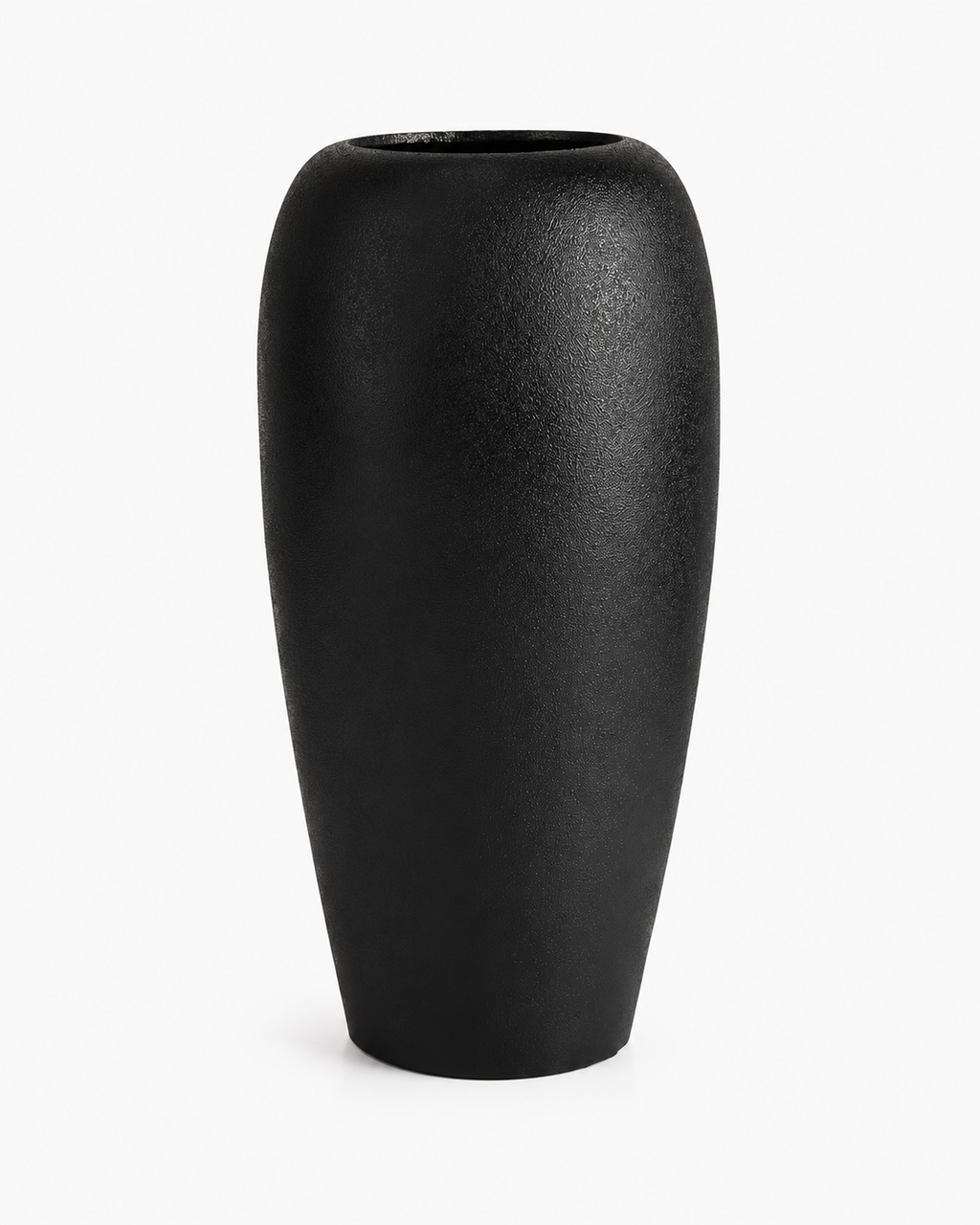 Scandinavian Textured Resin Vase – Tall and Round