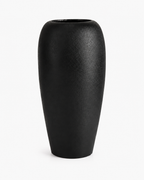 Scandinavian Textured Resin Vase – Tall and Round