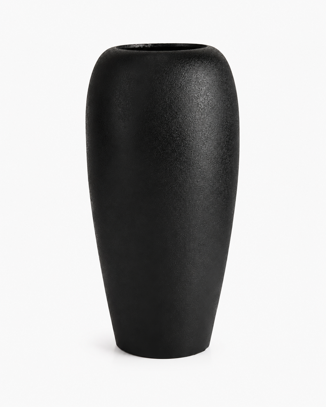 Scandinavian Textured Resin Vase – Tall and Round