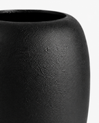 Scandinavian Textured Resin Vase – Tall and Round