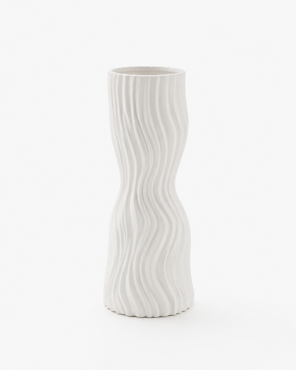 Scandinavian Matte Ceramic-Look Vase 19" (48.26 cm)