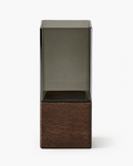 Scandinavian Acrylic Vase with Timber Base – 3 Sizes