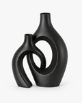 Sculptural Interlocking Vase Set