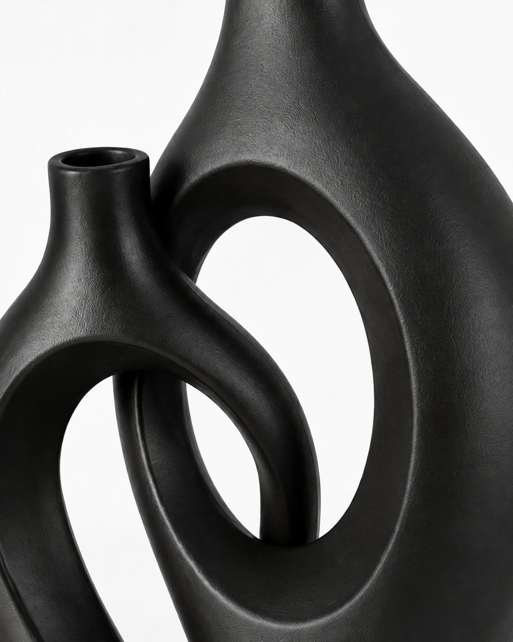 Sculptural Interlocking Vase Set