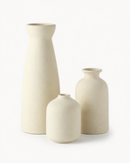 Bohemian Ceramic Vase Set of 3