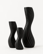 Scandinavian Sculptural Vase Set of 3