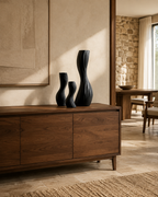 Scandinavian Sculptural Vase Set of 3