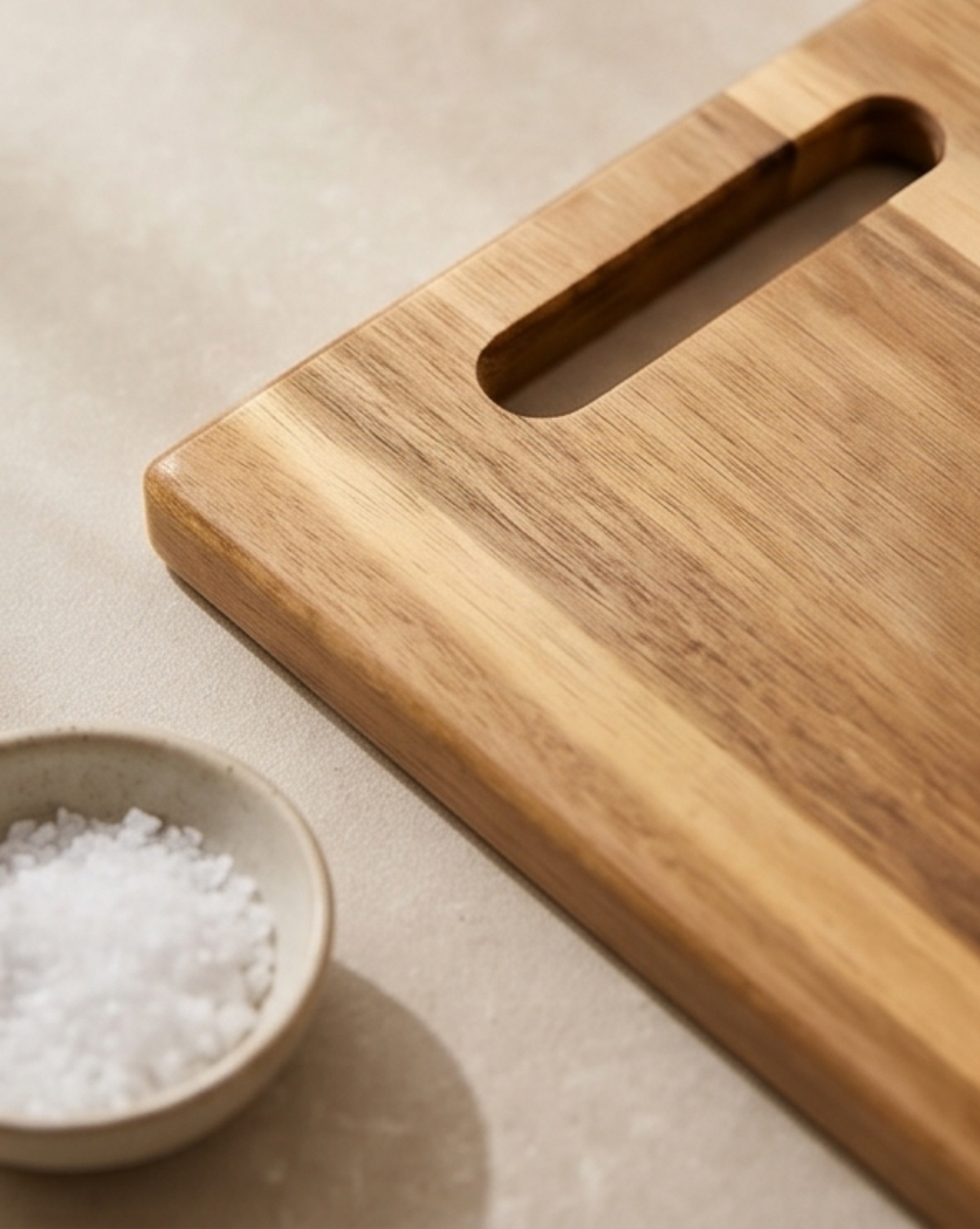 3-Piece Acacia Wood Cutting Board Set with Stand