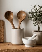 5-Piece Teak Wood Kitchen Utensil Set