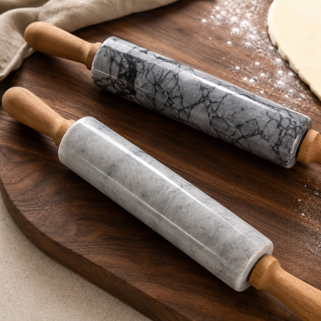 Faux Marble Rolling Pin 48 cm