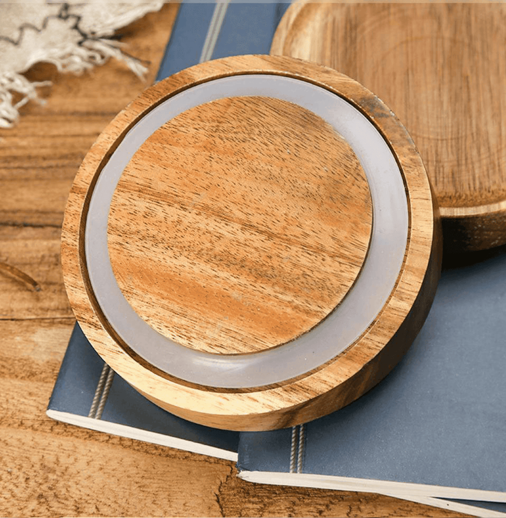 Glass Storage Jar with Acacia Wood Lid – 1.54L