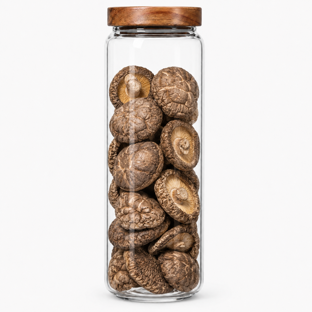Glass Storage Jar with Acacia Wood Lid – 1.54L