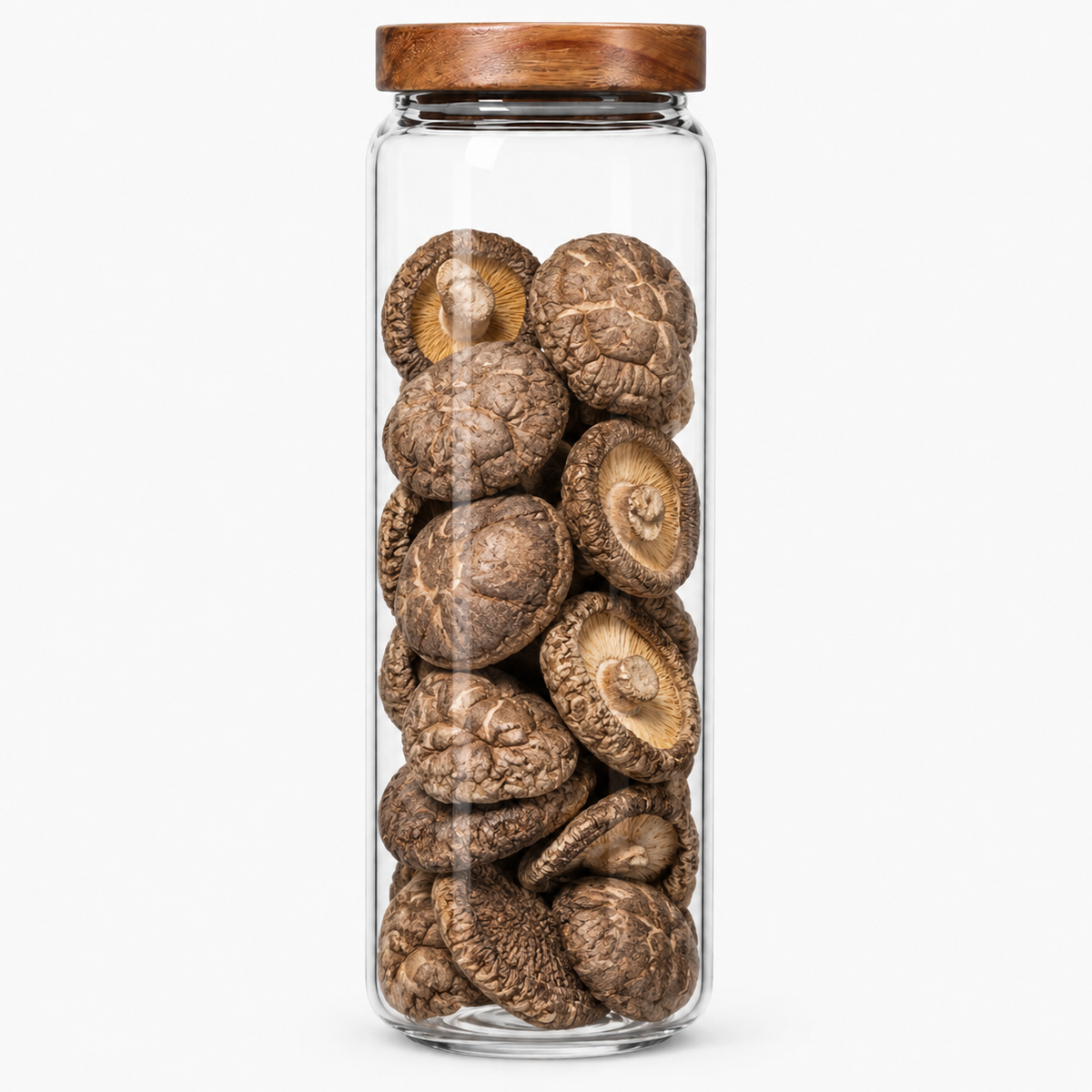 Glass Storage Jar with Acacia Wood Lid – 1.54L