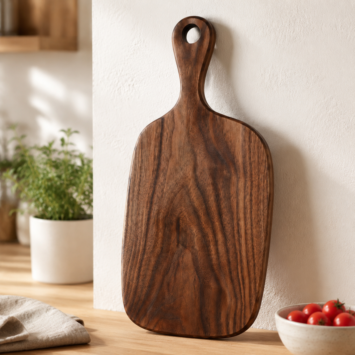 Black Walnut Cutting Board 38.5 × 18.5 cm