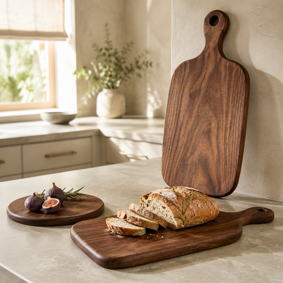 Black Walnut Cutting Board 38.5 × 18.5 cm