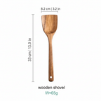 Natural Wooden Kitchen Utensil Set 7-Piece